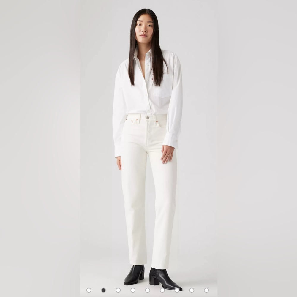 Levi’s Wedgie Straight Fit Jeans, 29, In The Clouds (off-white)